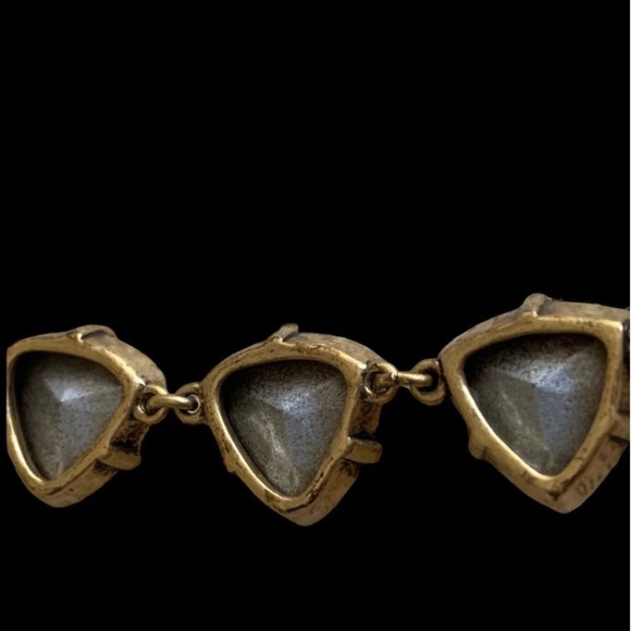 Vintage Estate Brilliant Crystal Collar Choker Necklace Jewelry - Picture 8 of 9